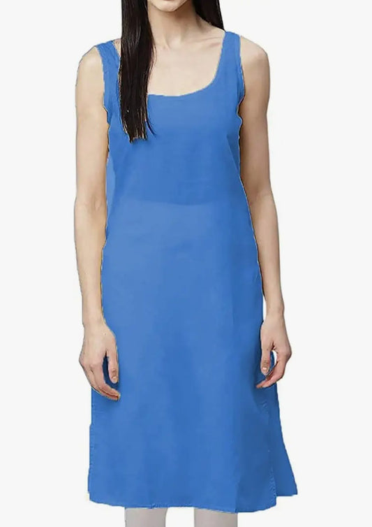 Awadhmart Inner Slip for Women, Cotton Long Camisole Slip for Chikankari Dress, Sameez for Girls, Inner Wear for Summer